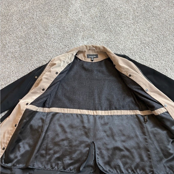 Women's Black Jacket with Tan Collar - Picture 5 of 7